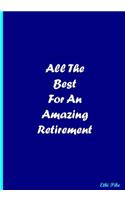 All The Best: Retirement Greetings Notebook