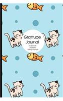 Gratitude Journal: Cute Cats- Blue: Funny full color pussy cat illustrated writing prompts Thankfulness Diary and Blessings Journal(Illustrated Writing Prompts Gratitude Journal Paperback)