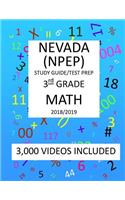 3rd Grade NEVADA NPEP, 2019 MATH, Test Prep