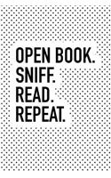 Open Book Sniff Read Repeat