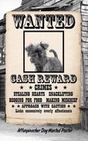 Affenpinscher Dog Wanted Poster: Handwriting Practice Paper for Kids Notebook with Dotted Lined Sheets for K-3 Students Featuring 120 Pages 6x9