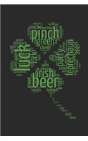 Happy St. Patrick's Day - Cloverleaf Word Cloud