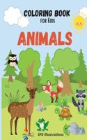 Coloring Book for Kids Animals
