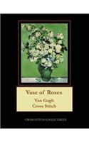 Vase of Roses: Van Gogh Cross Stitch Pattern