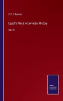 Egypt's Place in Universal History
