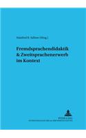 Fremdsprachendidaktik & Zweitspracherwerb Im Kontext