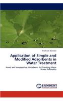 Application of Simple and Modified Adsorbents in Water Treatment