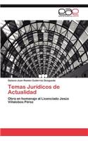 Temas Jurídicos de Actualidad