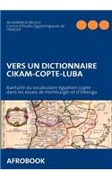 Vers Un Dictionnaire Cikam-Copte-Luba