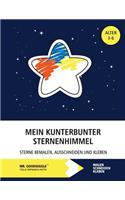 Mein kunterbunter Sternenhimmel - Sterne bemalen, ausschneiden und kleben