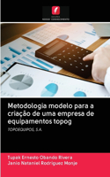 Metodologia modelo para a criação de uma empresa de equipamentos topog