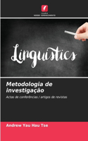 Metodologia de investigação