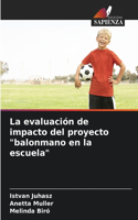 evaluación de impacto del proyecto 
