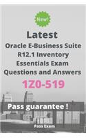 Latest Oracle E-Business Suite R12.1 Inventory Essentials Exam 1Z0-519 Questions and Answers