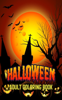Halloween Adult Coloring Book