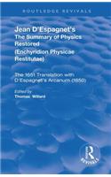 Jean D'Espagnet's The Summary of Physics Restored