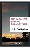 The Japanese mining regulations