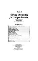 Violin II String Orchestra Accompaniments to Solos from Volumes 1 & 2