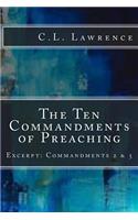 Ten Commandments of Preaching