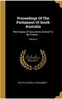 Proceedings Of The Parliament Of South Australia
