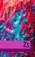 Z5: blue red & purple oil paints 8 X 10 in 184 white pages of college rule with blank black lines - 84 sheets - for journaling memorys or note taking, d(Blue Red & Purple Oil Paints)