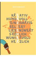 Erzieher Notizbuch: A5 Notizbuch kariert als Danke Geschenk für Erzieher und Erzieherin - Abschiedsgeschenk - Geburtstag - Planer - Terminplaner - Kindergarten - Kita