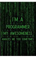 I'm a Programmer My Awesomeness Amazes Me Too Sometimes