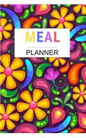Meal Planner: Meal calendar weeklyMeal journal Meal planner and and bill organizer Meal planner and shopping list notebook