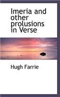 Imeria and Other Prolusions in Verse