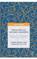 Speaking as Women Leaders