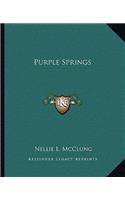 Purple Springs: (English)