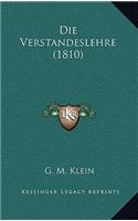 Die Verstandeslehre (1810)