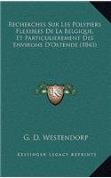 Recherches Sur Les Polypiers Flexibles De La Belgique, Et Particulierement Des Environs D'Ostende (1843)