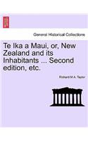 Te Ika a Maui, or, New Zealand and its Inhabitants ... Second edition, etc.