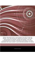Articles on Nepal-Related Lists, Including: List of Cities in Nepal, List of Political Parties in Nepal, List of Mountains in Nepal, Zones of Nepal, L