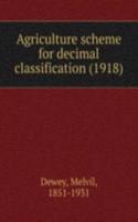 Agriculture scheme for decimal classification
