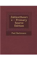 Zahlentheorie - Primary Source Edition