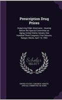 Prescription Drug Prices