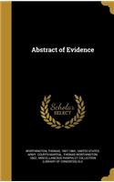 Abstract of Evidence