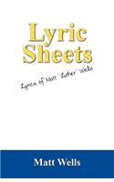 Lyric Sheets