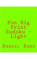 Fun Big Print Sudoku - Light