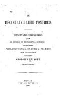 De decimi Livii Libri Fontibus