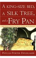 King-Size Bed, a Silk Tree, and a Fry Pan