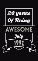 28 Years Of Being Awesome July 1992