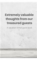 Visitor Guest Book Extremely valuable feedback from our treasured guests Guest book For Vacation Rentals, AirBnB, VRBO, Homeaway, Bed & Breakfast, Beach House, Cabin Rental, Guest House, etc.