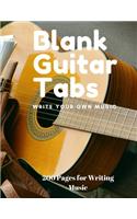 Blank Guitar Tabs