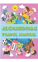 Alexandria's Travel Journal: Personalised Awesome Activities Book for USA Adventures