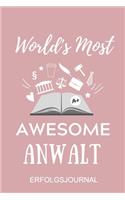 World's Most Awesome Anwalt Erfolgsjournal