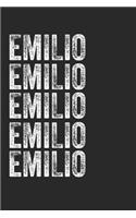 Name EMILIO Journal Customized Gift For EMILIO A beautiful personalized