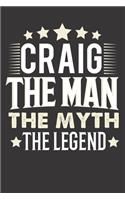 Craig The Man The Myth The Legend
